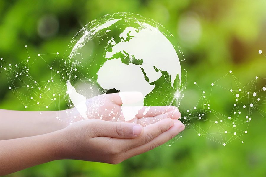 holding icon of Earth